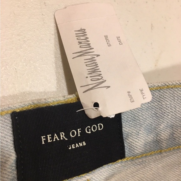 FEAR OF GOD LIGHT BLUE JEANS - Picture 8 of 11